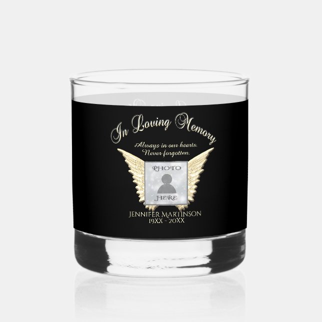 Vaso De Whiskey Memorial fotográfico (Anverso)