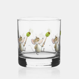 Vaso De Whiskey Merry Mouse Moe con olivo