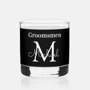 Vaso De Whiskey moda blanca negra personalizada