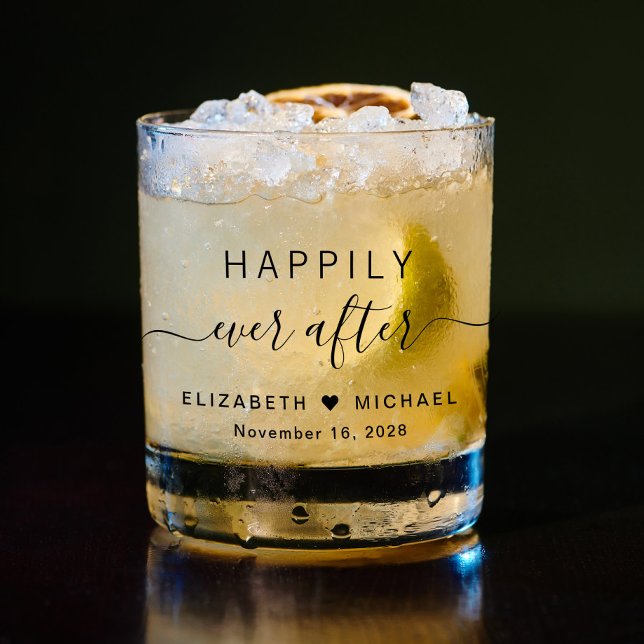 Vaso De Whiskey Moda Feliz Nunca Después De Boda (Subido por el creador)