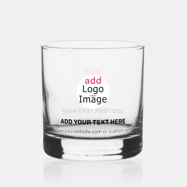 Vaso De Whiskey Moderna Moda profesional del Personalizable (Anverso)
