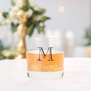 Vaso De Whiskey Monograma clásico