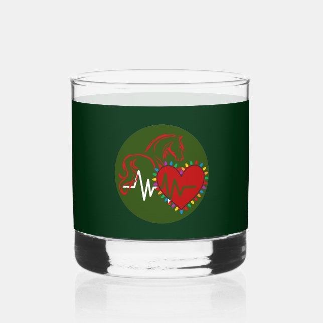 Vaso De Whiskey Multiple Options Christmas Logo (Reverso )