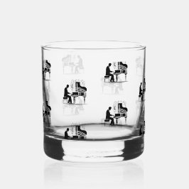 Vaso De Whiskey Music Lover's Piano Man Whiskey Bar / Drinkware Se