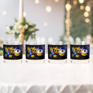 Vaso De Whiskey Naturaleza muerta simbólica de Hanukkah de Slipper