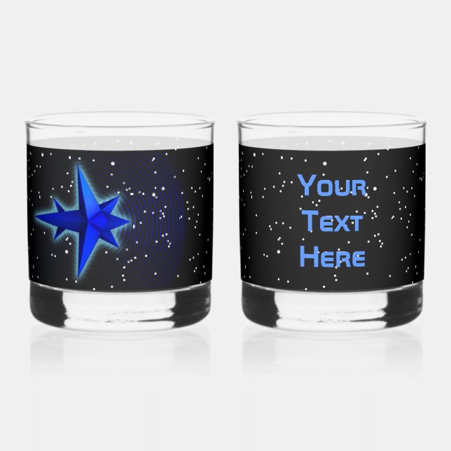 Vaso De Whiskey Nave espacial de la unidad de gravedad (Anverso)