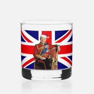 Vaso De Whiskey Navidades británicos King Charles