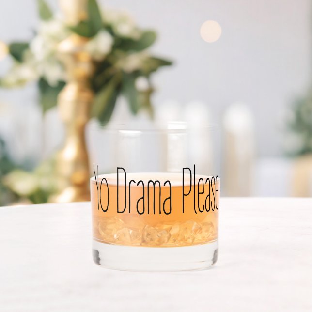 Vaso De Whiskey No hay drama, por favor (Insitu (Boda))