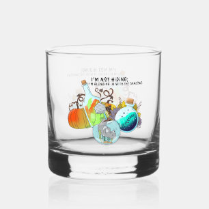 Vaso De Whiskey No me estoy escondiendo; me estoy mezclando con lo