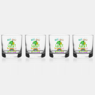 Vaso De Whiskey No Sólo Suerte, Sino También Bendecida.