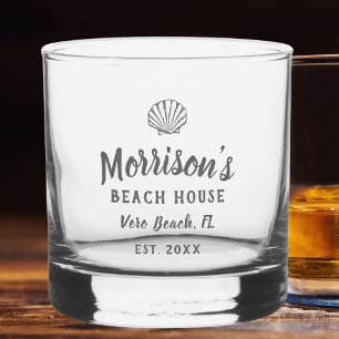 Vaso De Whiskey Nombre personalizado de la cubierta de la cubierta