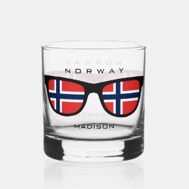 Vaso De Whiskey Nombre personalizado de los tonos noruegos