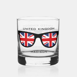 Vaso De Whiskey Nombre personalizado de Shades británicos