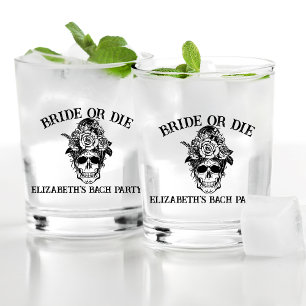 Vaso De Whiskey Novia O Muere, Bridesmaids Personalizadas Hasta La