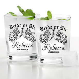 Vaso De Whiskey Novia O Muere, Bridesmaids Personalizadas Hasta La