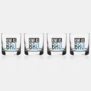 VASO DE WHISKEY NUEVA ZELANDIA KIWI COMO BRO BBQ