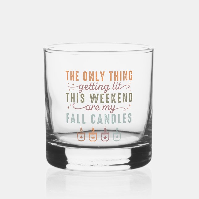 Vaso De Whiskey Obteniendo mis Velas de Caída (Anverso)