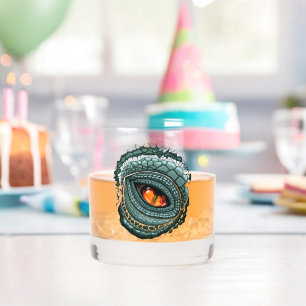 Vaso De Whiskey Ojo de reptil depredador primitivo