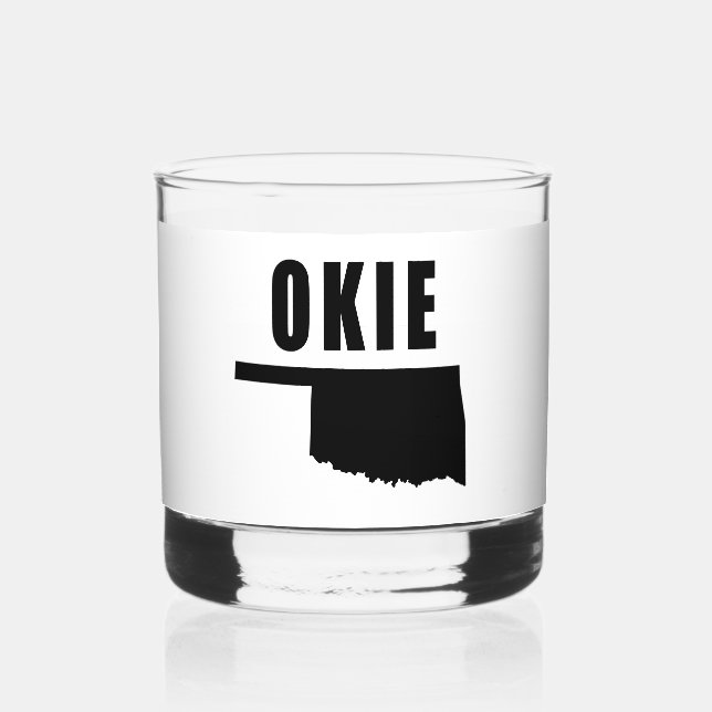 Vaso De Whiskey OKIE Oklahoma (Anverso)