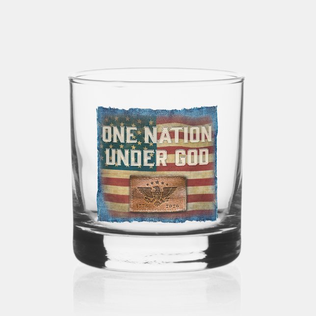 Vaso De Whiskey One Nation - Rocks Glass (Anverso)