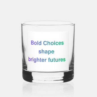 Vaso De Whiskey Opciones Valientes Futuros más Brillantes