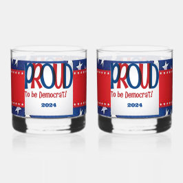Vaso De Whiskey Orgulloso de ser demócrata