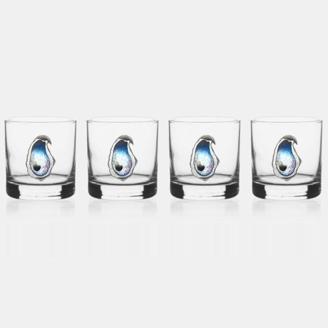 Vaso De Whiskey Oyster Whiskey Glass - 4 set (Anverso)
