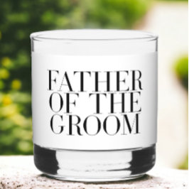 Vaso De Whiskey Padre del Novio Boda Moderna / Personalizada