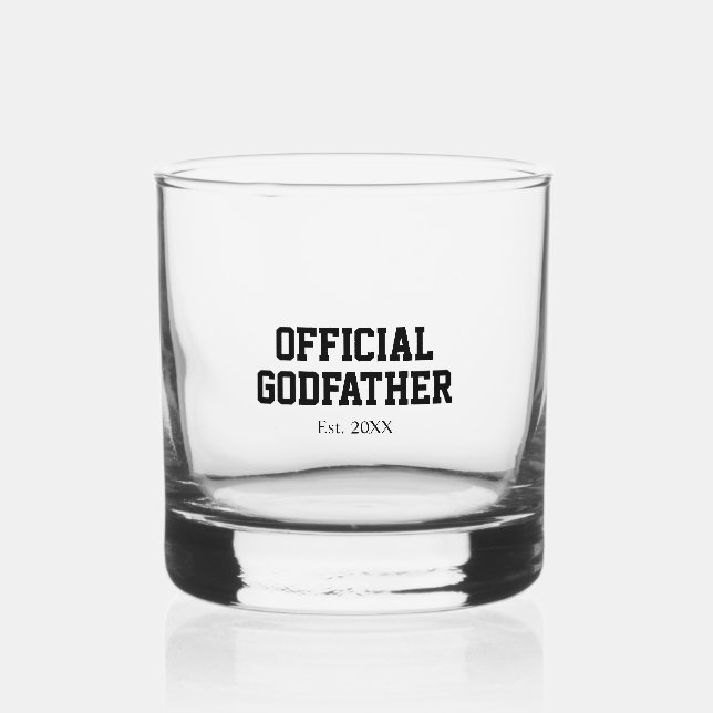Vaso De Whiskey Padrino oficial (Anverso)