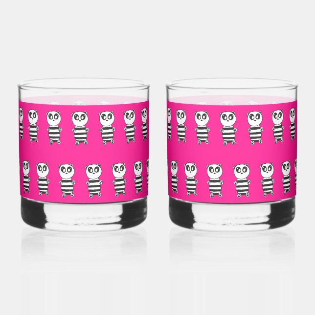 Vaso De Whiskey Panda Kids (Anverso)