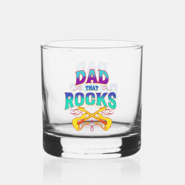 Vaso De Whiskey ¡PAPÁ QUE MOLAS! Guitarras (Anverso)