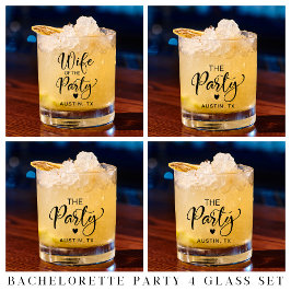 Vaso De Whiskey Partido Cute Bachelorette