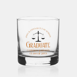 Vaso De Whiskey Partido de Graduación de la Escuela de Derecho Nar
