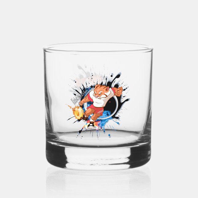 Vaso De Whiskey Patea como si estuviera caliente. personalizado de (Anverso)