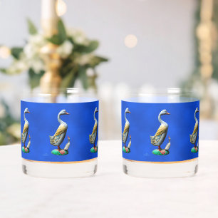 Vaso De Whiskey Patos De Madera Weathered