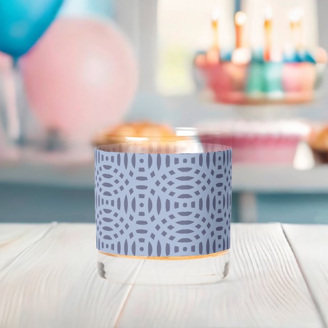 Vaso De Whiskey patrón continuo de formas circulares (Insitu (Baby Shower))