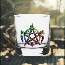 Vaso De Whiskey Pentáculo arcoiris: Regalo del Orgullo LGBTQ+ y Pa