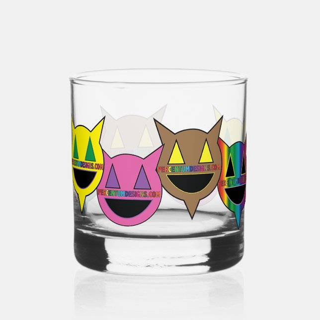 Vaso De Whiskey PERCENTUMDESIGNS.COM Juego de bebidas (Anverso)