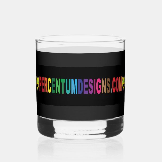 Vaso De Whiskey PERCENTUMDESIGNS.COM Juego de bebidas (Anverso)