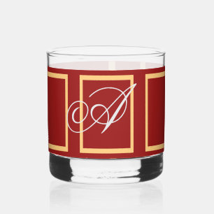 Vaso De Whiskey Personalice Con Su Geo Inicial