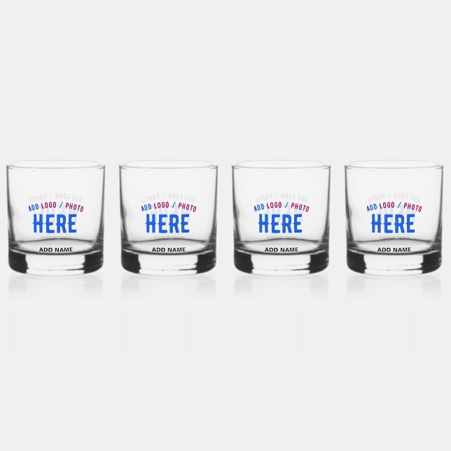 VASO DE WHISKEY PERSONALIZABLE MODERNO ESTILO CLARO VERIFICADO MAR (Anverso)
