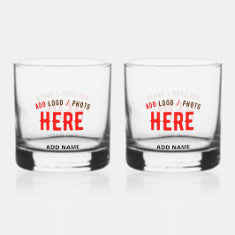 VASO DE WHISKEY PERSONALIZABLE MODERNO ESTILO CLARO VERIFICADO MAR