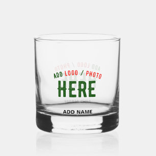 VASO DE WHISKEY PERSONALIZABLE MODERNO ESTILO CLARO VERIFICADO MAR