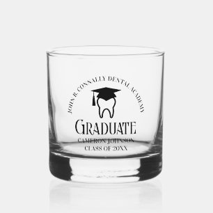 Vaso De Whiskey Personalización de la fiesta de graduación de la e