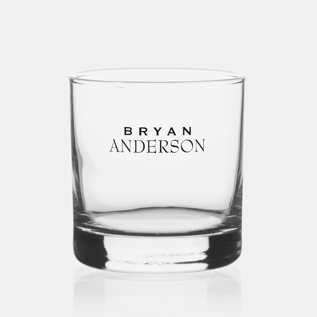 Vaso De Whiskey Personalizado (Anverso)