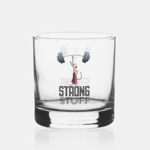 Vaso De Whiskey Personalizado de Halterofilia Cute Meerkat Strong