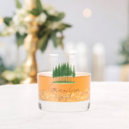 Vaso De Whiskey Personalizado "El abuelo es. [Año]" Vidrio Rocks