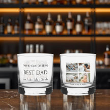 Vaso de Whiskey Personalizado Mejor Papá Moderno