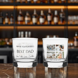 Vaso de Whiskey Personalizado Mejor Papá Moderno