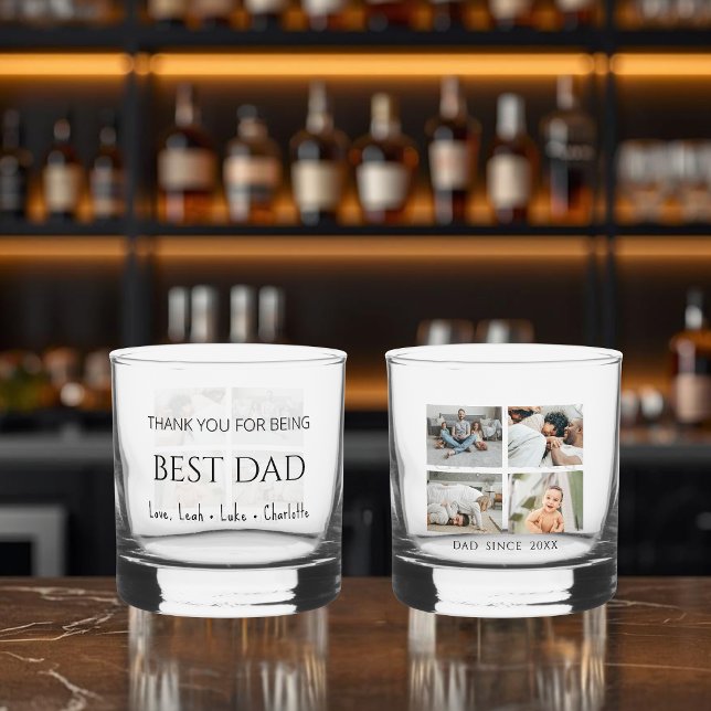 Vaso de Whiskey Personalizado Mejor Papá Moderno (Subido por el creador)